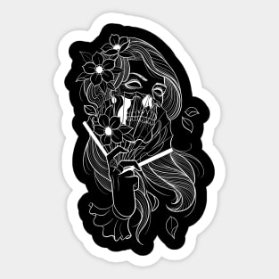 Lady Death Sticker